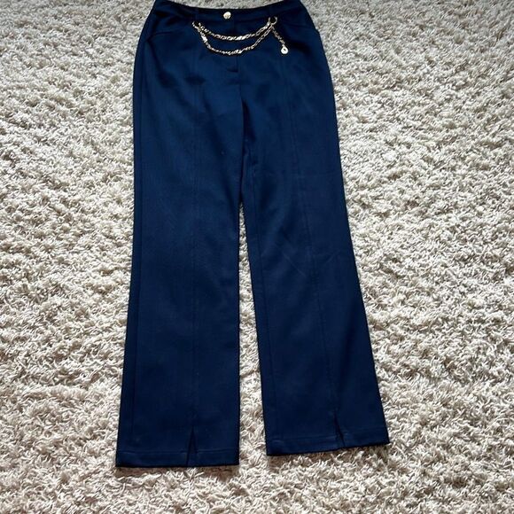St John Collection by Marie Gray Navy Blue Pants Size 10 EUC - Picture 1 of 16